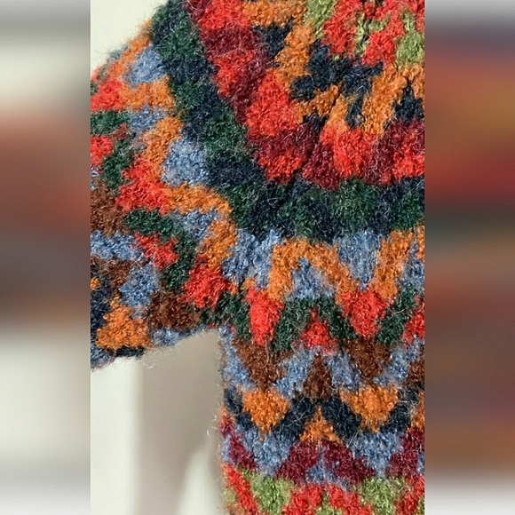 Talbots Zig Zag Aztec Wool Blend Sweater - EUC - Picture 7 of 7